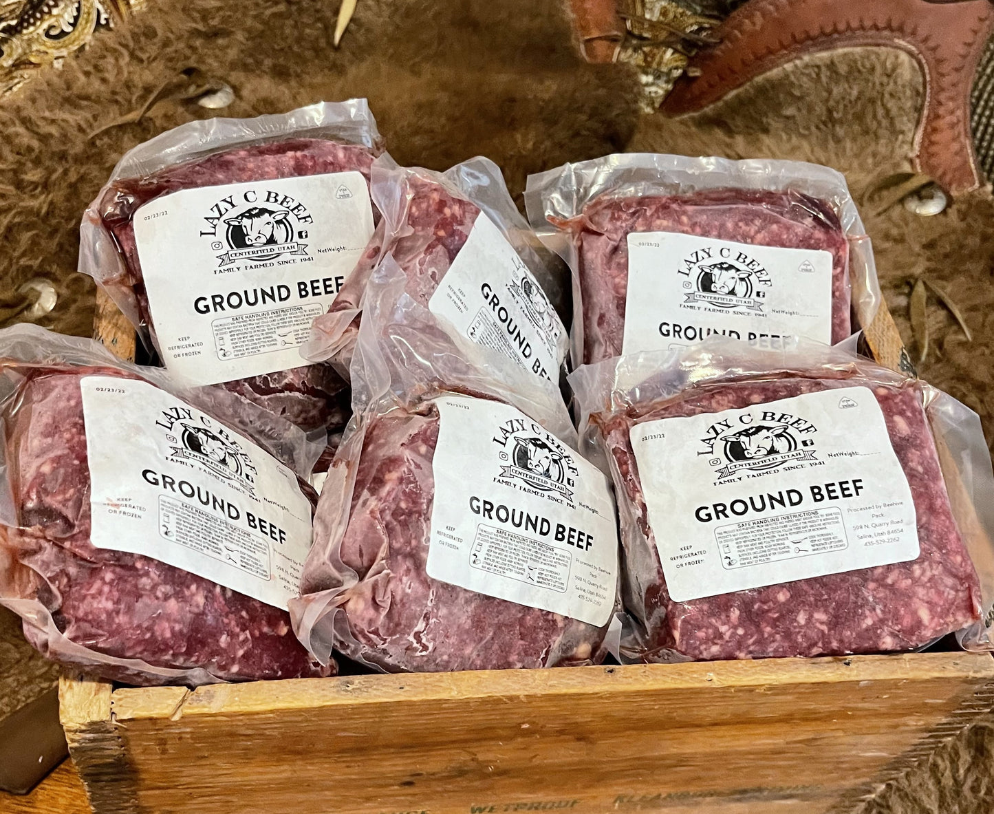 25lb. Ground Beef Box